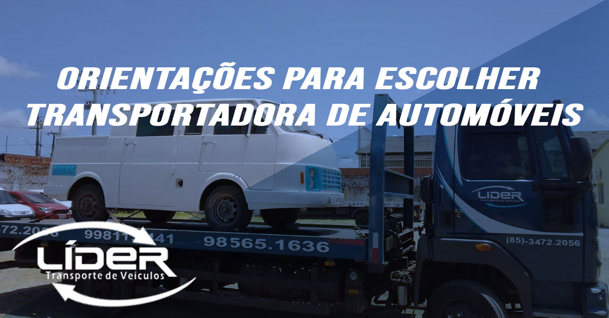 orientacoes para escolher transportadora de automoveis